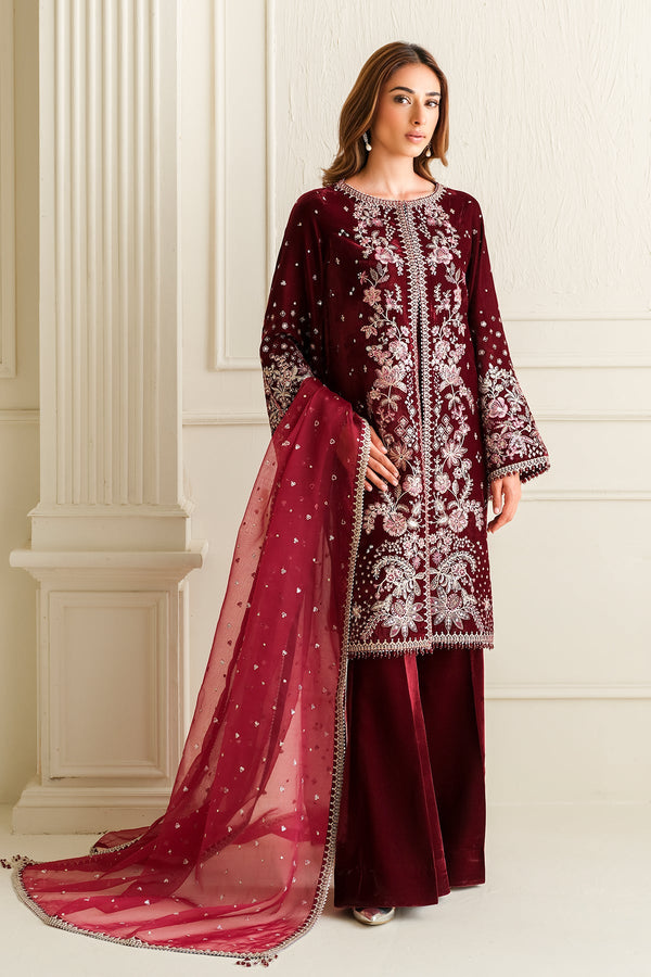 Unstitched '24 - Embroidered Velvet Uf-743