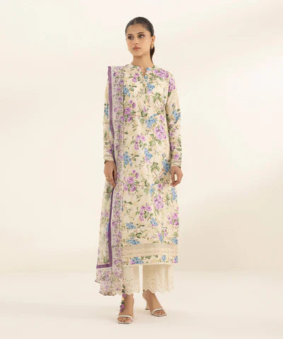 Lawn '24 - 2 Piece - Printed Lawn Suit 0U2Ddy24V113