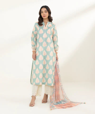 Lawn '24 - 2 Piece - Printed Lawn Suit 0U2Ddy24V114