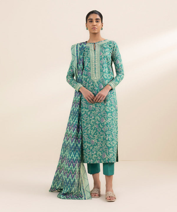 2 Piece - Embroidered Lawn Suit-0U2Ddy24V414