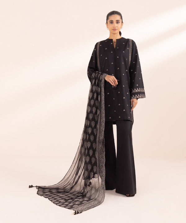 Monochrome '24-2 Piece - Embroidered Cambric Suit - 0U2Debw24V42