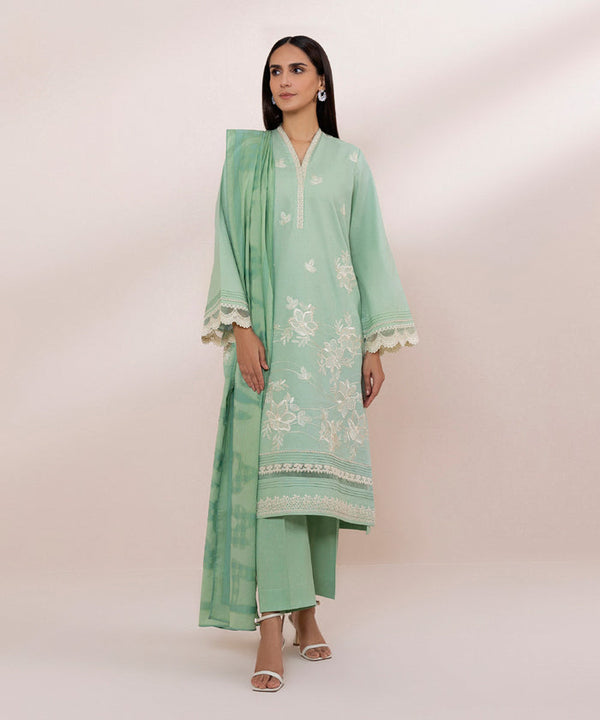 SAPPHIRE LAWN '24 - 2 PIECE - EMBROIDERED DOBBY SUIT 0U2DEST24V14
