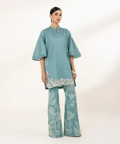 Lawn '24 - 2 Piece - Embroidered Lawn Suit 0U2Tedy24V12