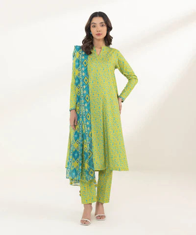 Lawn '24 - 3 Piece - Printed Lawn Suit 0U3Pdy24V128