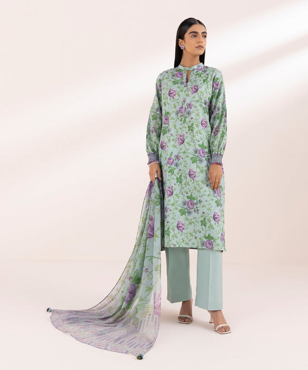 3 Piece - Printed Lawn Suit-0U3Pdy24V443