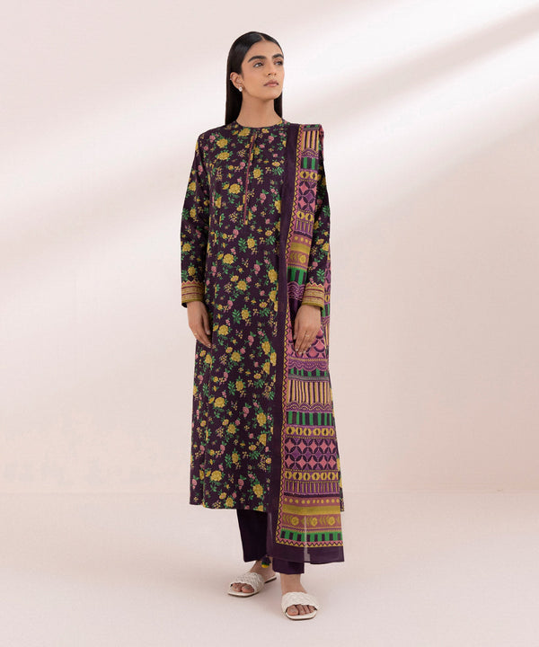 3 Piece - Printed Lawn Suit-0U3Pdy24V448