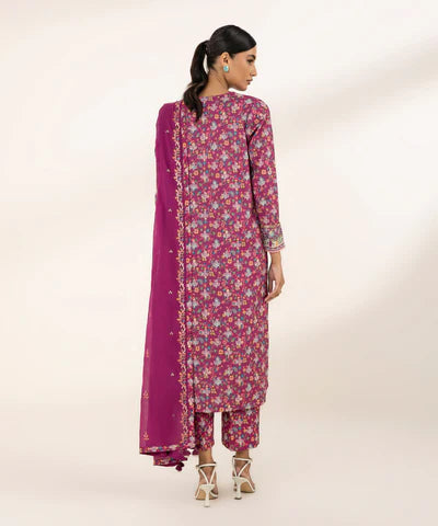 SAPPHIRE LAWN '24 - 3 PIECE - EMBROIDERED LAWN SUIT 0U3PEDY24V11