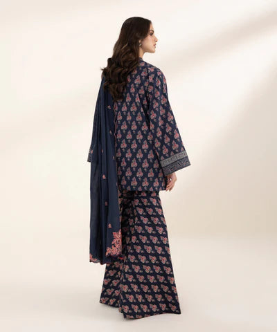 SAPPHIRE LAWN '24 - 3 PIECE - EMBROIDERED LAWN SUIT 0U3PEDY24V13