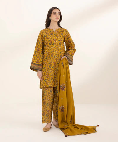 SAPPHIRE LAWN '24 - 3 PIECE - EMBROIDERED LAWN SUIT 0U3PEDY24V14