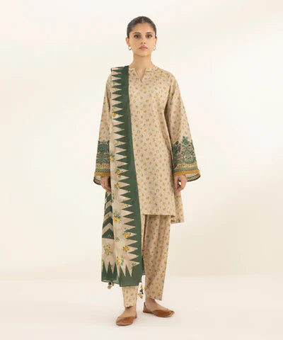 Lawn '24 - 3 Piece - Embroidered Lawn Suit 0U3Pedy24V15