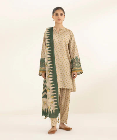 SAPPHIRE LAWN '24 - 3 PIECE - EMBROIDERED LAWN SUIT 0U3PEDY24V15