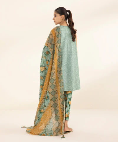 SAPPHIRE LAWN '24 - 3 PIECE - EMBROIDERED LAWN SUIT 0U3PEDY24V16