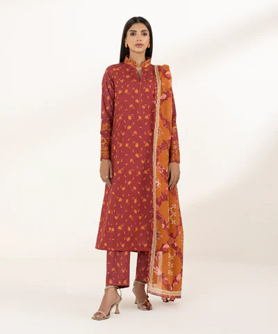 Lawn '24 - 3 Piece - Embroidered Lawn Suit 0U3Pedy24V17