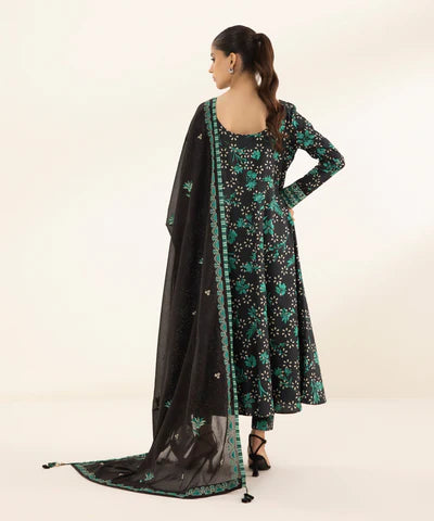 SAPPHIRE LAWN '24 - 3 PIECE - EMBROIDERED LAWN SUIT 0U3PESG24V15