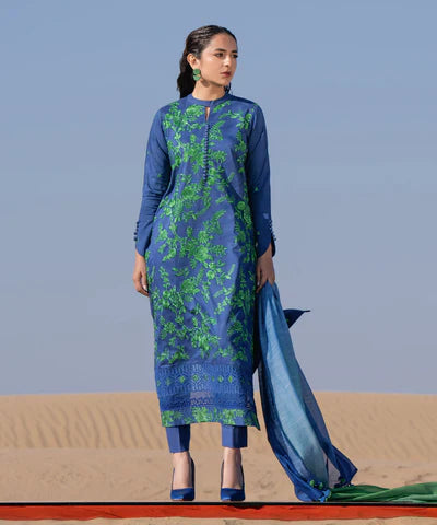 Lawn '24 - 3 Piece - Embroidered Jacquard Suit 0U3Pest24V17