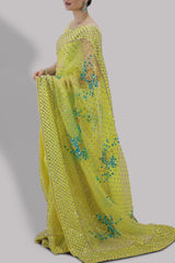 Muse Luxe Edit '23 - The Verbena Yellow Sari