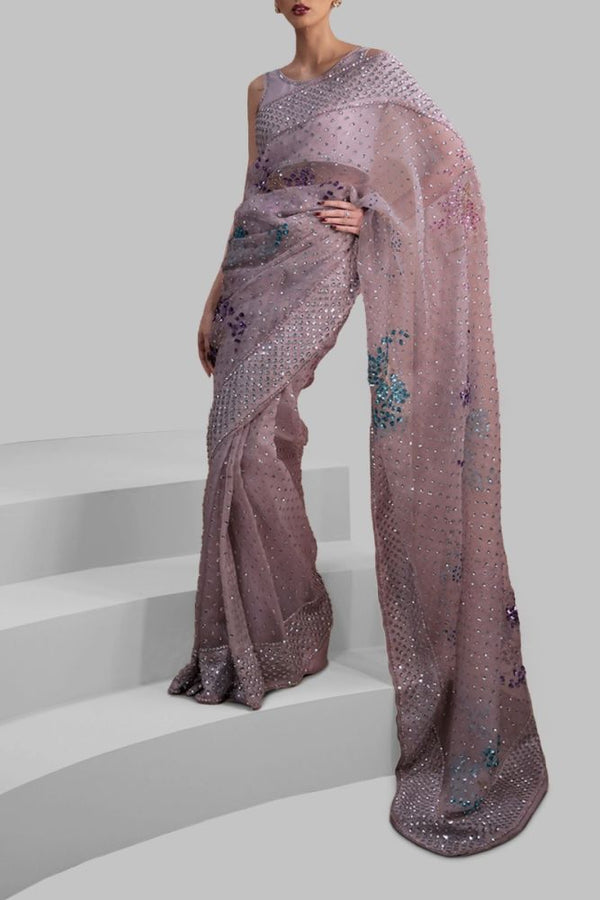 Muse Luxe Edit '23 - The Silver Pink Sari