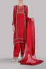 Muse Luxe Edit '24 - TANGO RED EMBELLISHED ORGANZA SET
