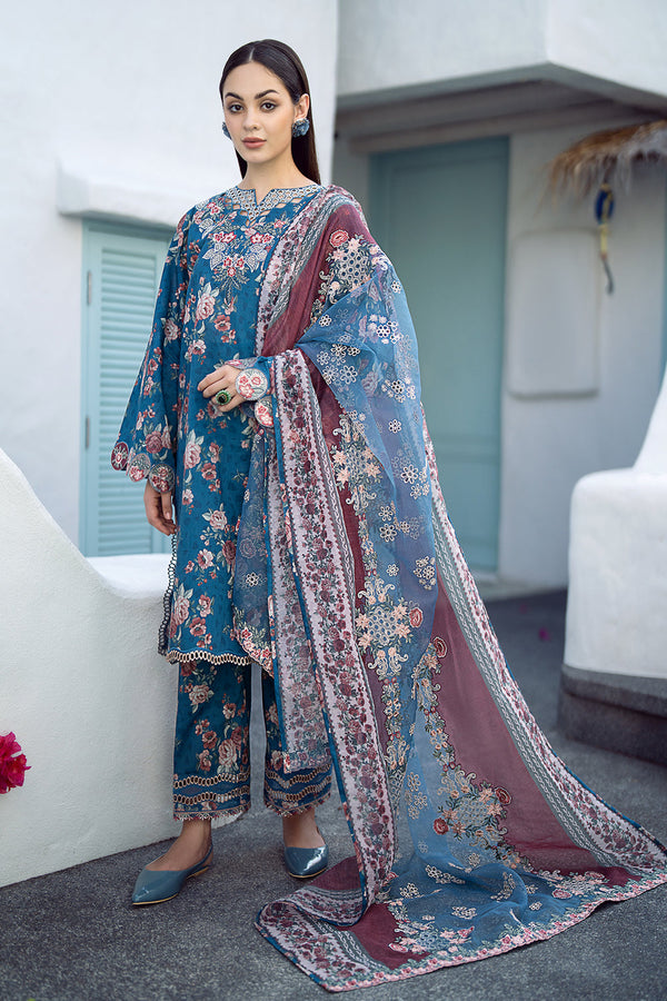 Baroque Unstitched '24 - EMBROIDERED PRINTED LAWN UF-554