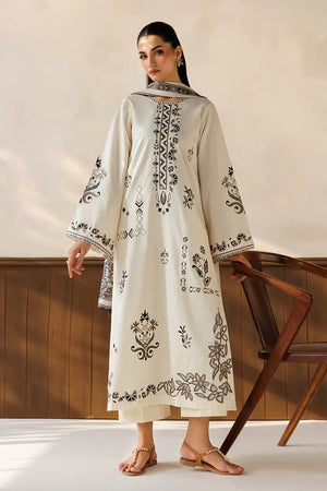 STITCHED '26 - EMBROIDERED SELF JAQUARD F-4504
