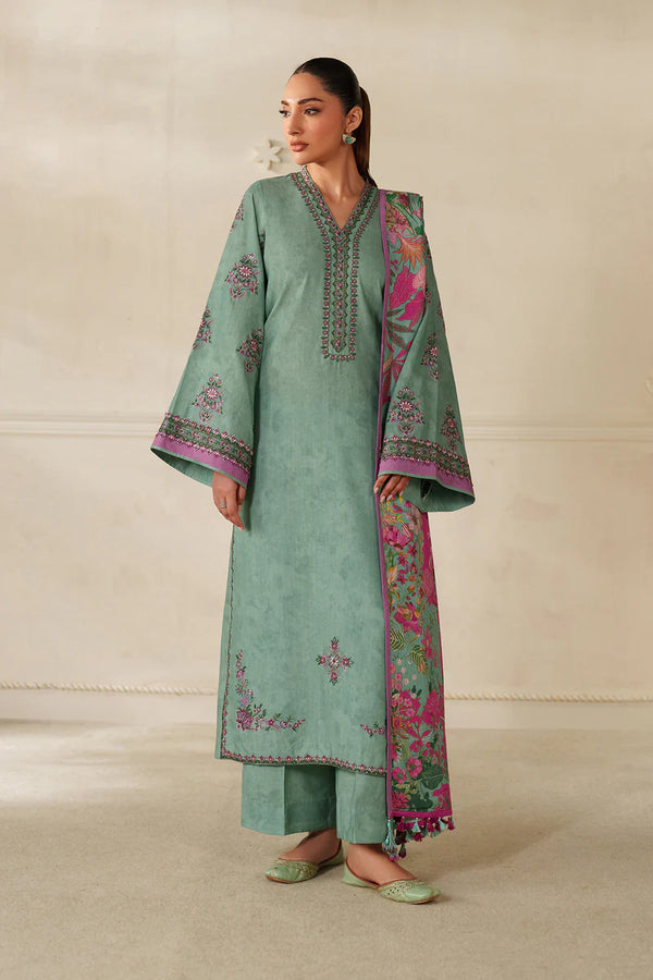 Stitched Winter '25 - EMBROIDERED KHADDAR F-4343