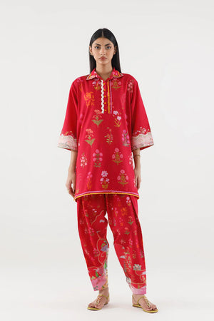 New In '26 - Stitched Printed Cambric Shirt+ Shalwar - SS26MHY303BP2T