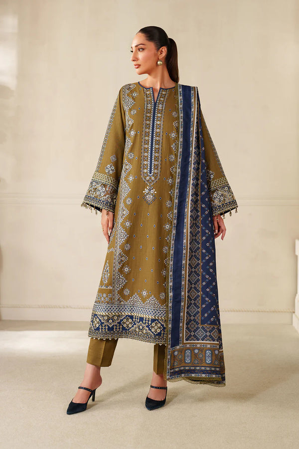 Stitched Winter '25 - EMBROIDERED KHADDAR F-4344