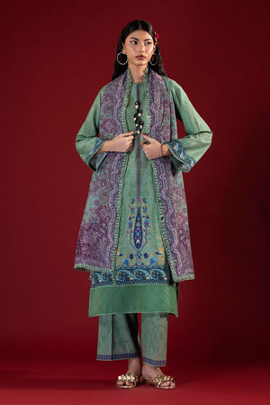 Mahay Summer '26 Vol 4 - Unstitched Printed 3 Piece Lawn Suit | H264-003B-3AG