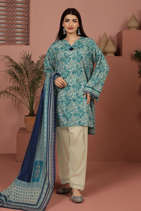 Essentials '24 3 Piece | Top Dupatta-12-Ala240501-2