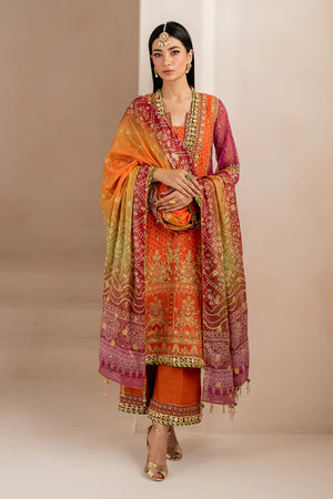Baroque Formal '25 - EMBROIDERED CHIFFON F-706
