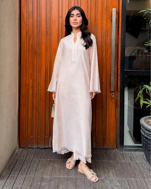 New In '26 - Light Pink Linen Fringe Set