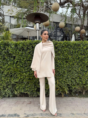 Ivory Drape Set