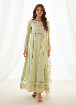 Luxe Pret '25 -  Leni Apple Green Shirt And Dupatta