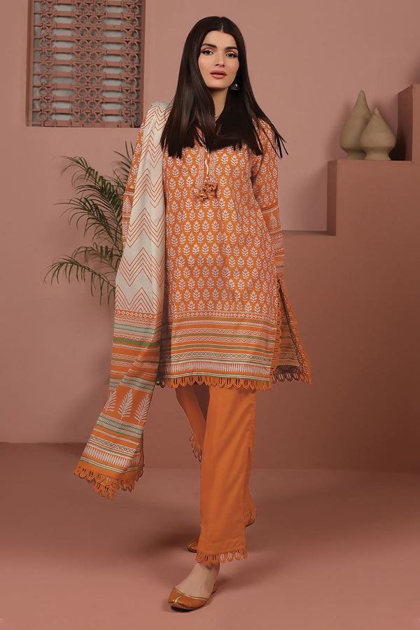 Essentials '24 3 Piece | Top Dupatta-14-Ala240508