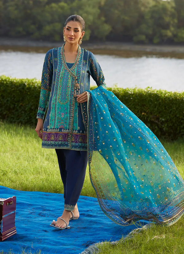 Mayna Festive Luxe Pret '25 - Azeema Angarkha And Dupatta