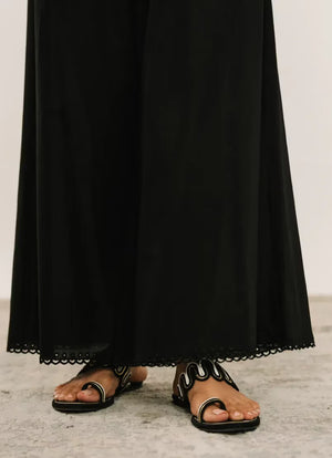 Bottoms '26 - Embroidered Izaar Pant | 15477/101/201