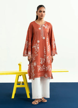 Spring Pret '26 - Embroidered Kurta | 15480/401/555