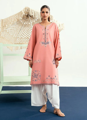 Spring Pret '26 - Embroidered Kurta | 15611/401/430