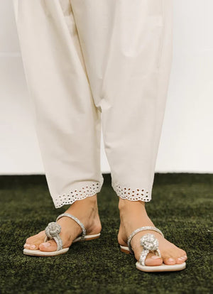 Bottoms '26 - Embroidered Shalwar | 15780/101/105