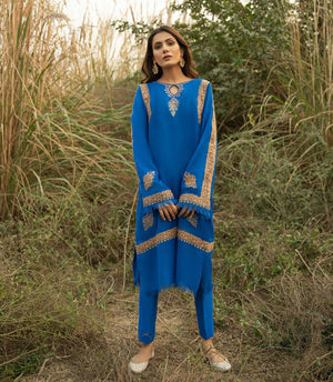 Jahanara -Blue 2 Piece Set