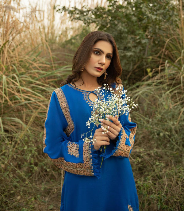 Jahanara -Blue 2 Piece Set