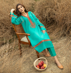Jahanara - Green 2 Piece Set