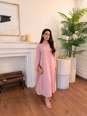 Pink Buttoned Set