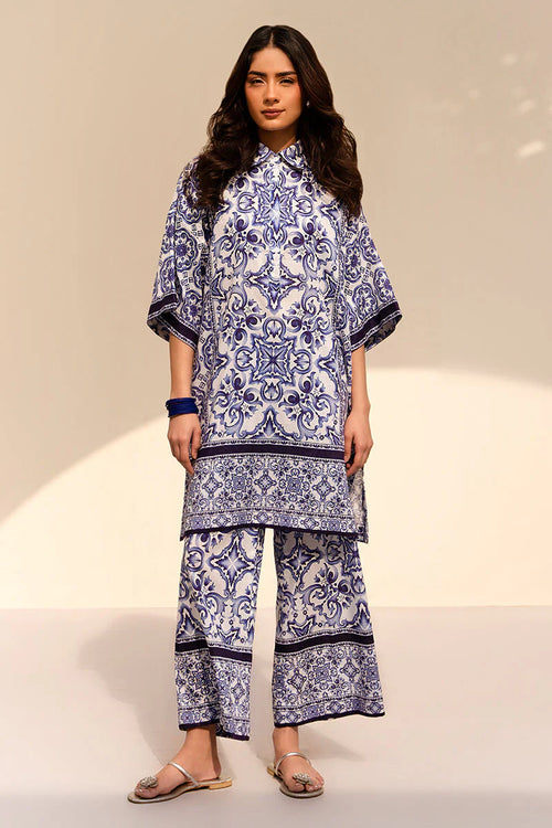 white christmas dresses Cross Stitch Eid Lawn 2024 main image 0