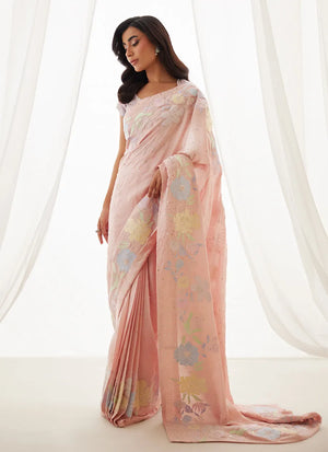 Luxe Pret '25 -  Neve Blush Saree And Blouse
