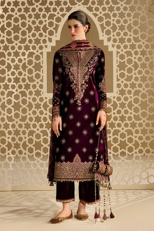 Chandni Velvet Formals '26 - Embroidered Velvet Formal CVF26-D08