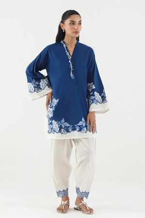 New In '26 - Stitched Embroidered Lawn Shirt+ Shalwar - SS26SGE441P2T