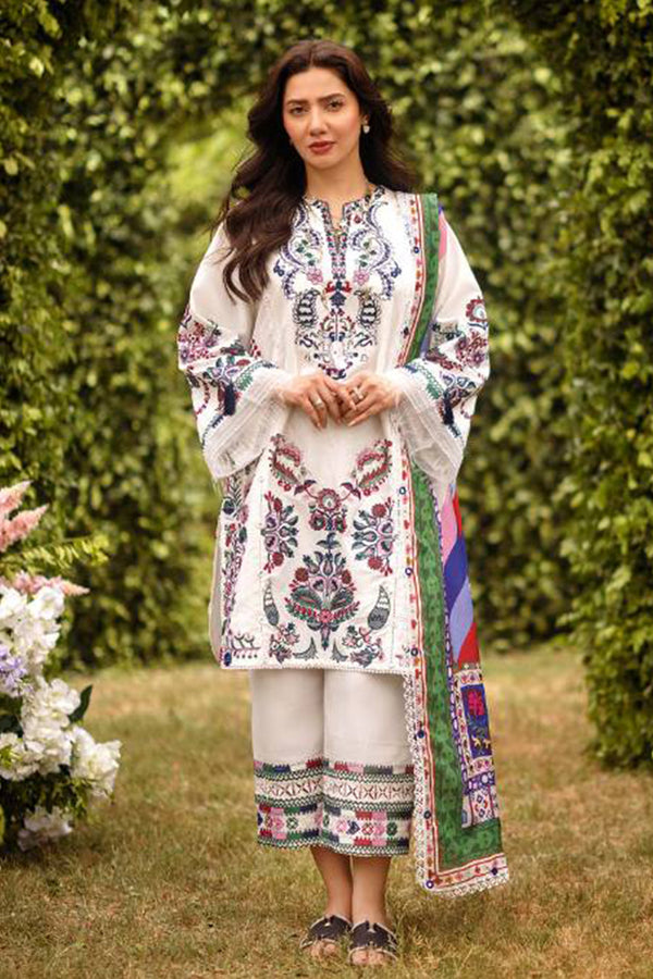 Lawn Vol 2 Stitched '24 - Suzani A - (Option 1) Stitched