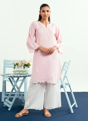 Spring Pret '26 - Embroidered Kurta | 15590/401/421