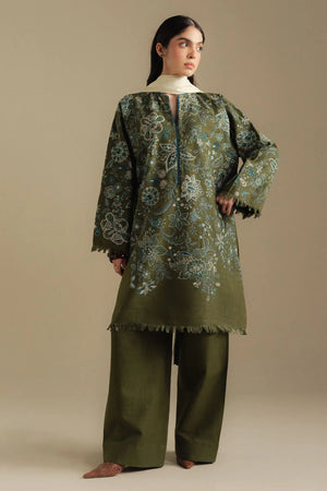 Coco Winter Unstitched '25 - Mist-2A